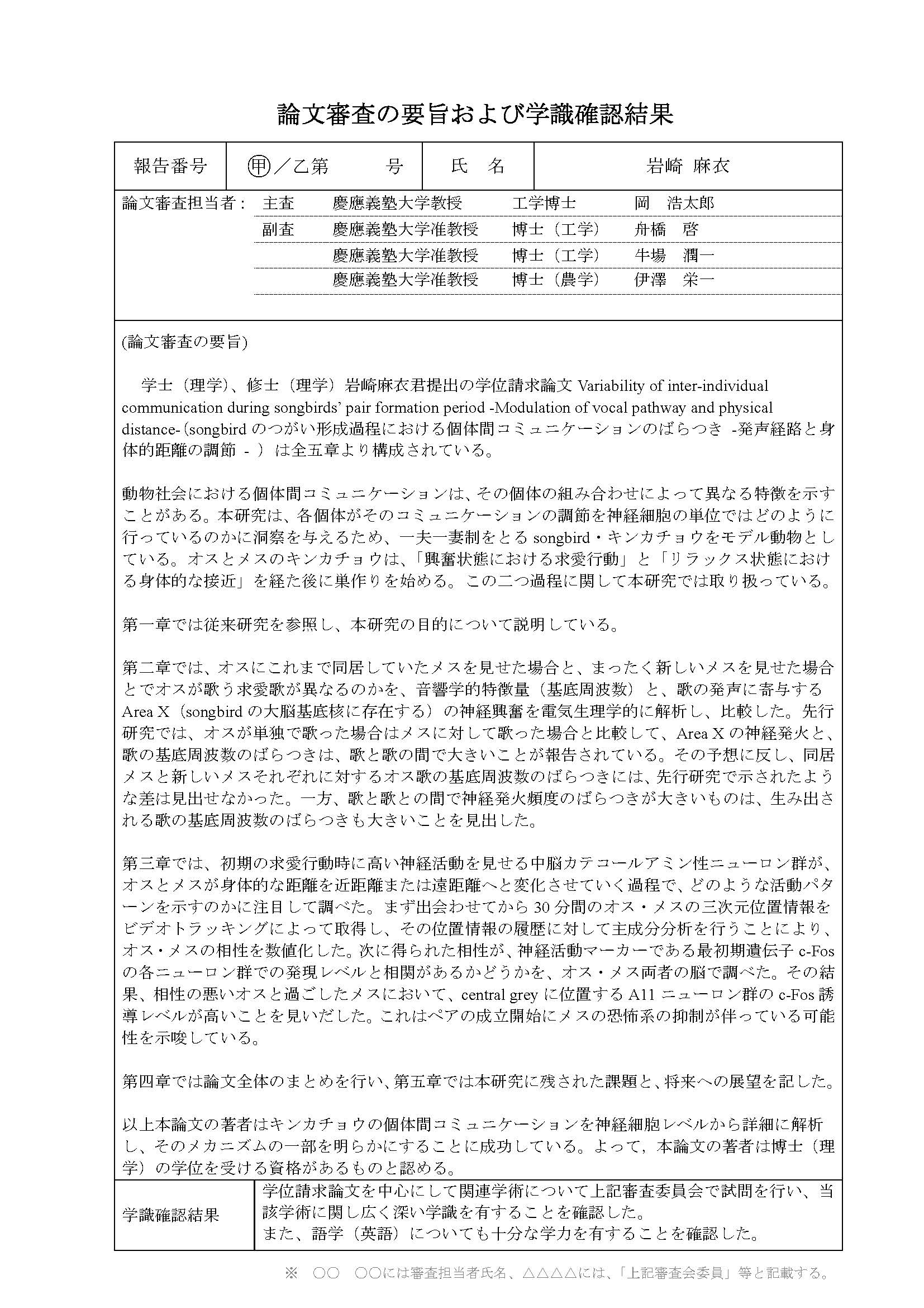慶應義塾大学学術情報リポジトリ Koara Xoonips